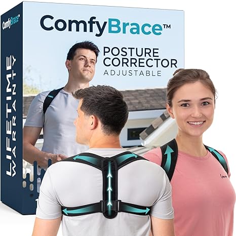 ComfyBrace Posture Corrector-Back Brace for Men and Women
