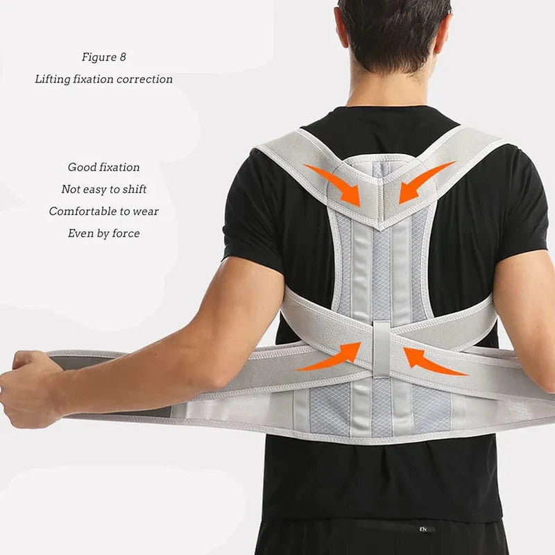 Unisex Posture Corrector Belt, Pain Relief for Shoulder, Waist. Back Support Belt, Back Brace